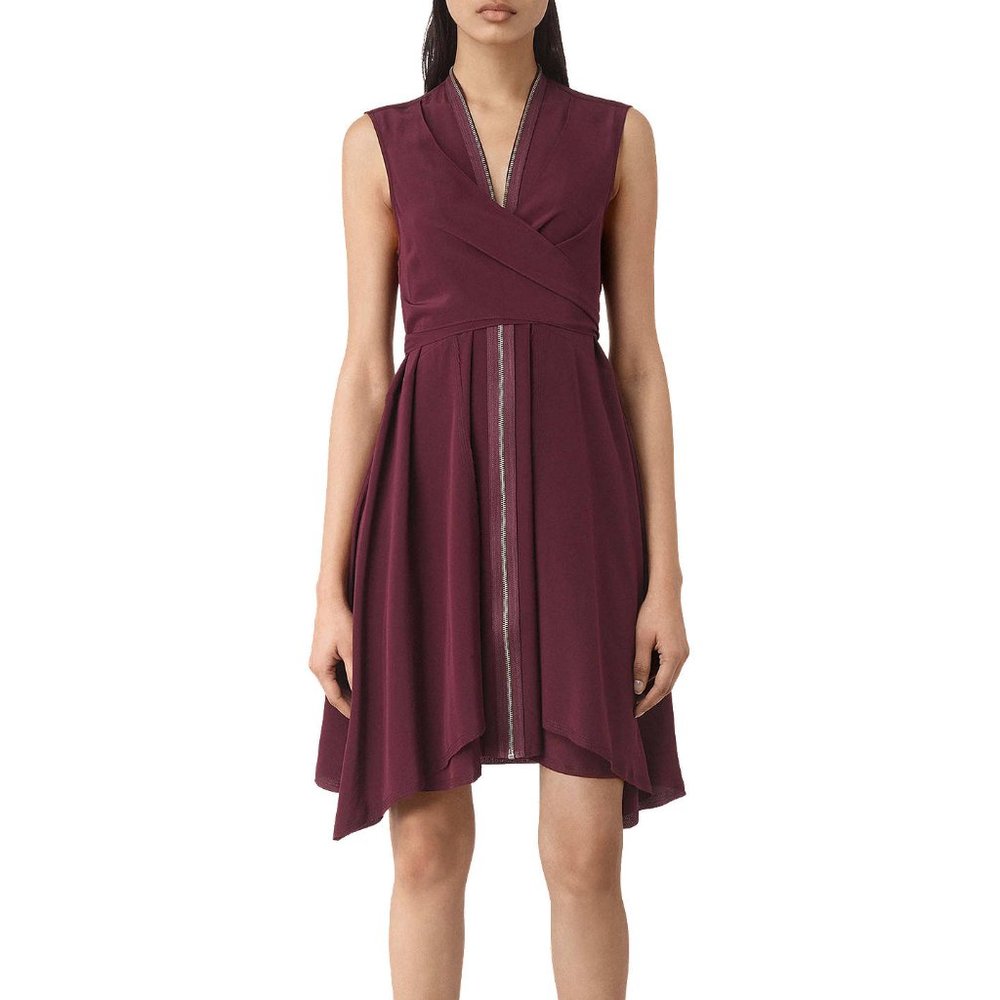 AllSaints Jayda Silk Dress